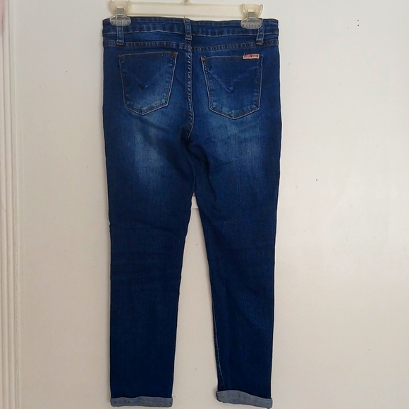 Girls HUDSON Blue Distressed Jeans - Picture 6 of 8